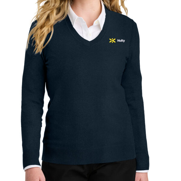 Port Authority® Women's Easy Care V-Neck Sweater Thumbnail